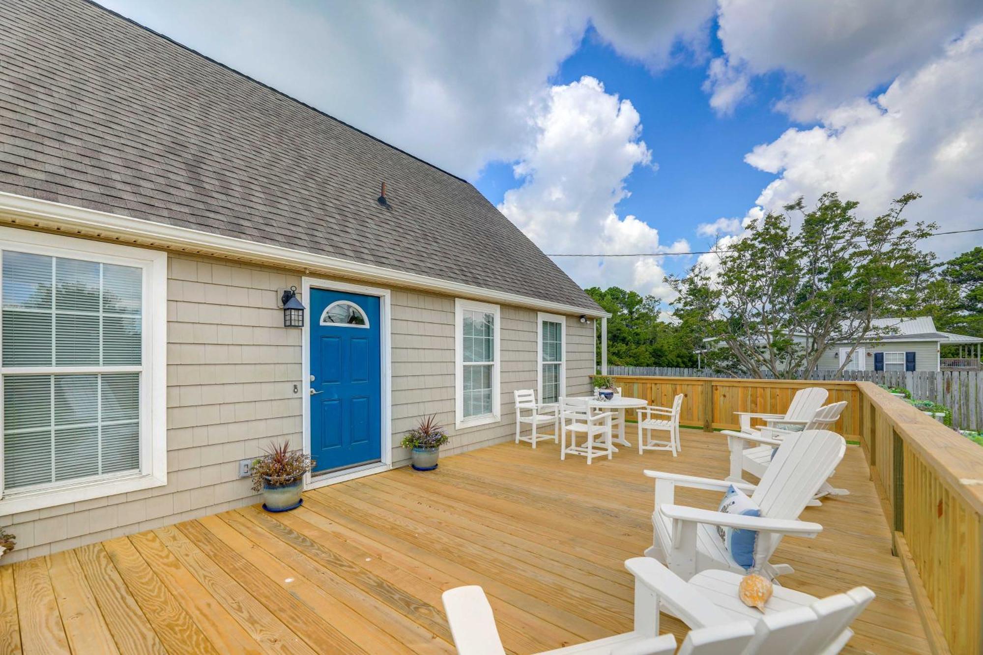 The Willowberry House With Deck And Grill! Harkers Island Ngoại thất bức ảnh