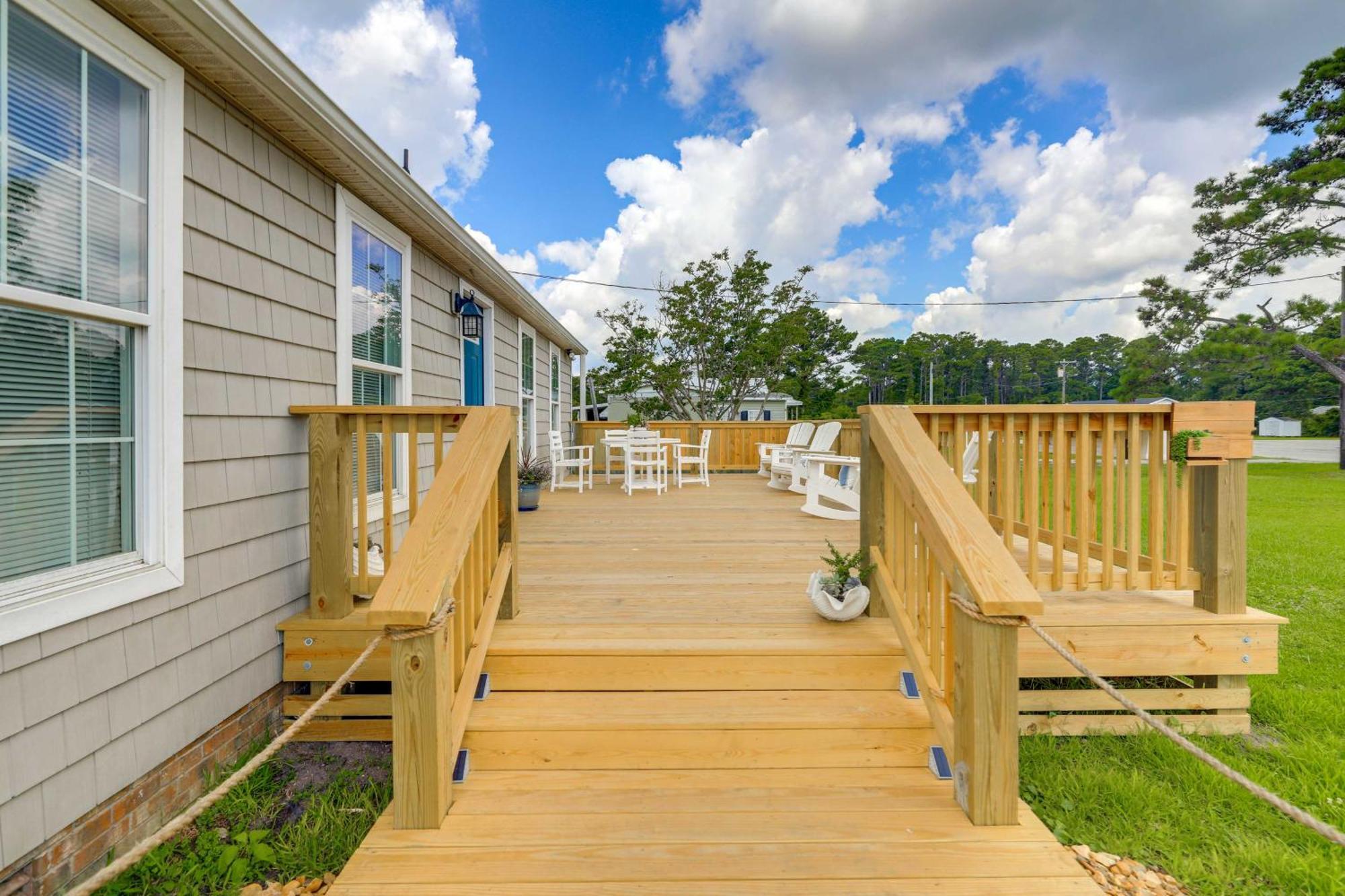 The Willowberry House With Deck And Grill! Harkers Island Ngoại thất bức ảnh