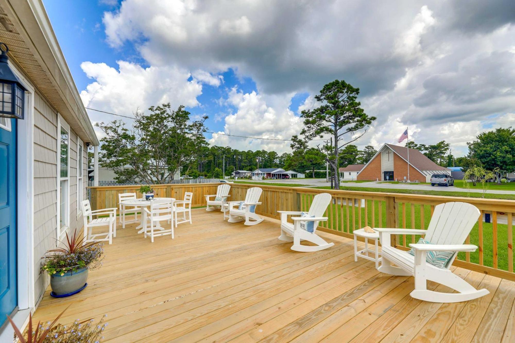 The Willowberry House With Deck And Grill! Harkers Island Ngoại thất bức ảnh