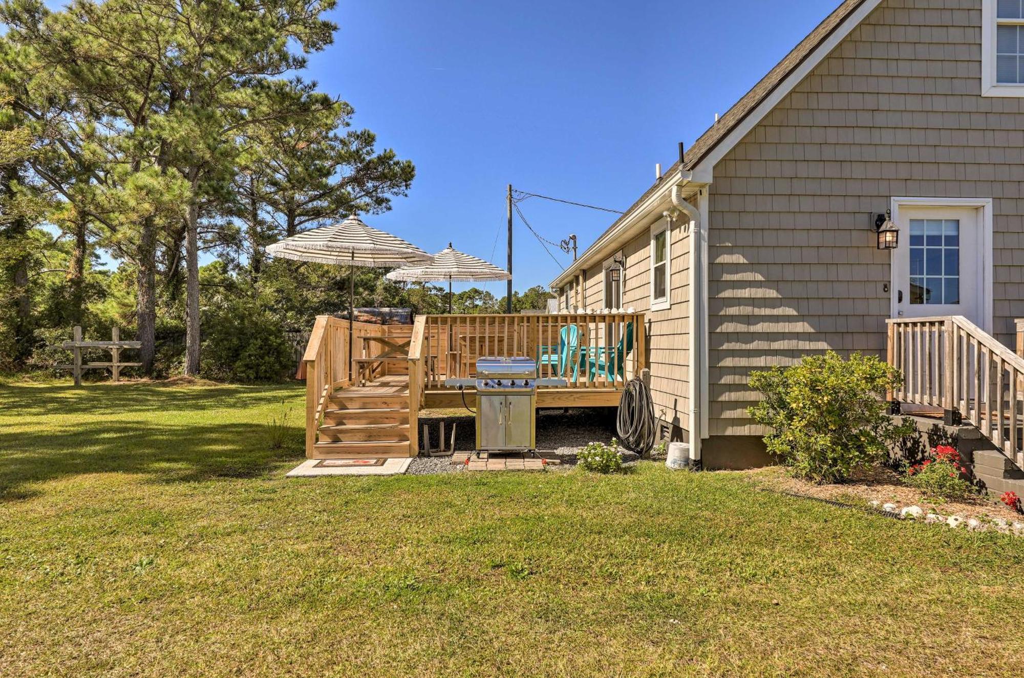 The Willowberry House With Deck And Grill! Harkers Island Ngoại thất bức ảnh